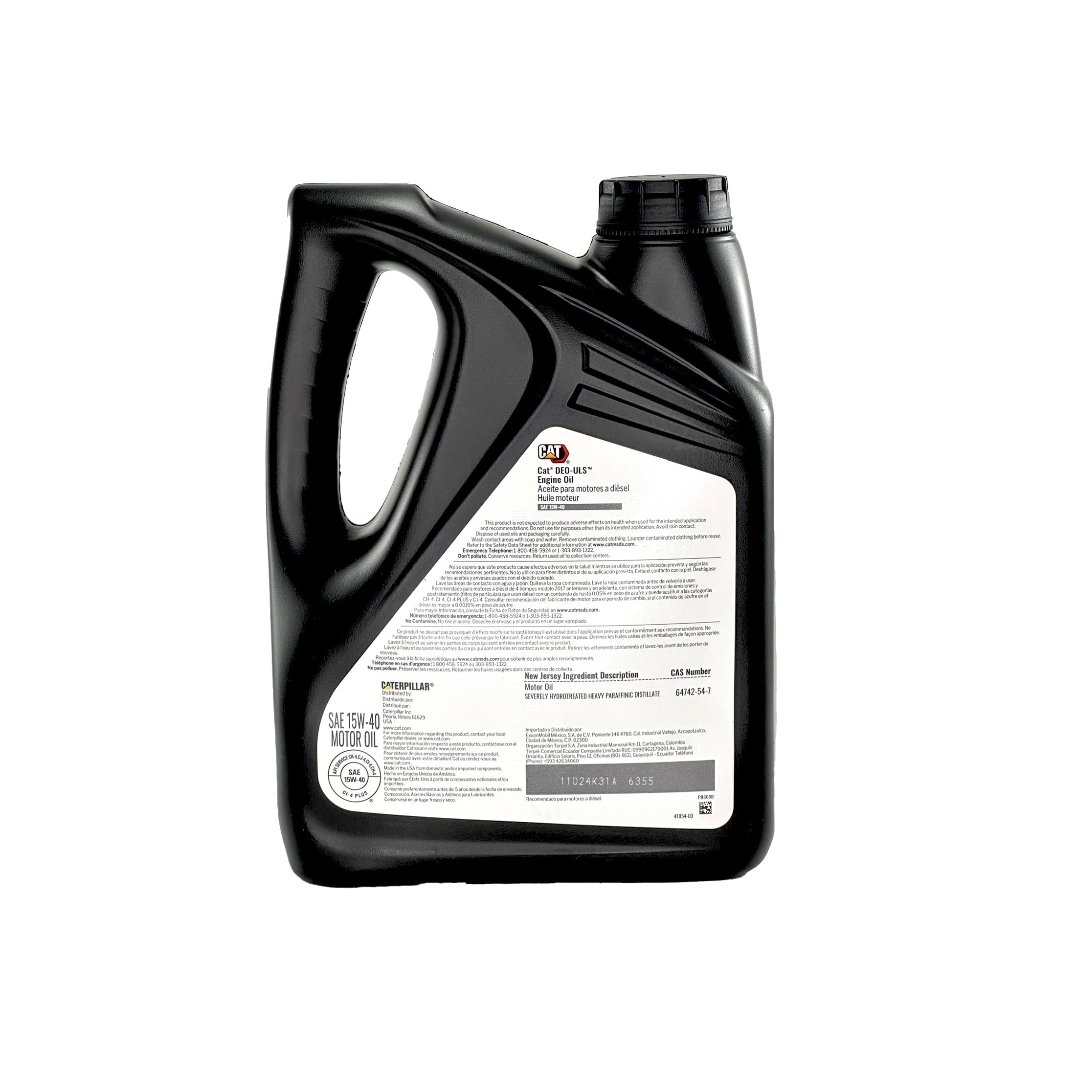 Amazon.com: Cat 515-3973 DEO-ULS 15W-40 Engine Oil | 1